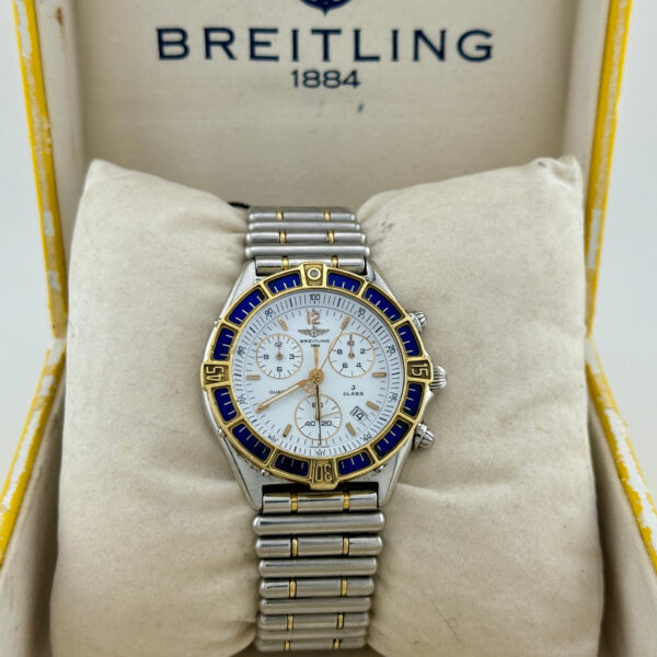 Breathing J Class Steel & Gold Chronograph D53067 Box & Papers
