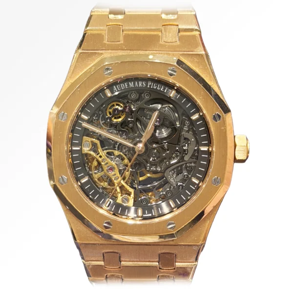 Audemars Piguet Royal Oak Openworked Skeleton 15407OR Rose Gold 2017