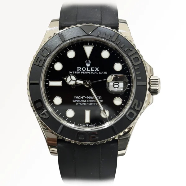 Rolex Yacht-Master 42 226659 18K White Gold Black Dial Oysterflex 2021