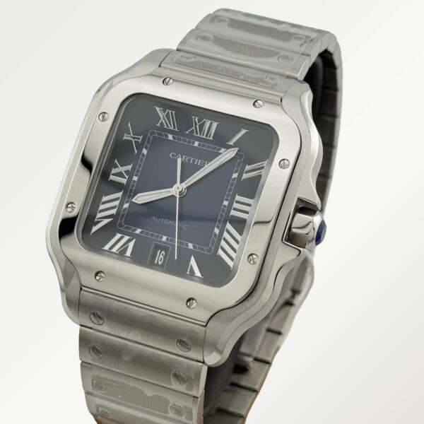 Cartier Santos de Cartier Large Blue Dial WSSA0071 — Unworn 2026 Full Set